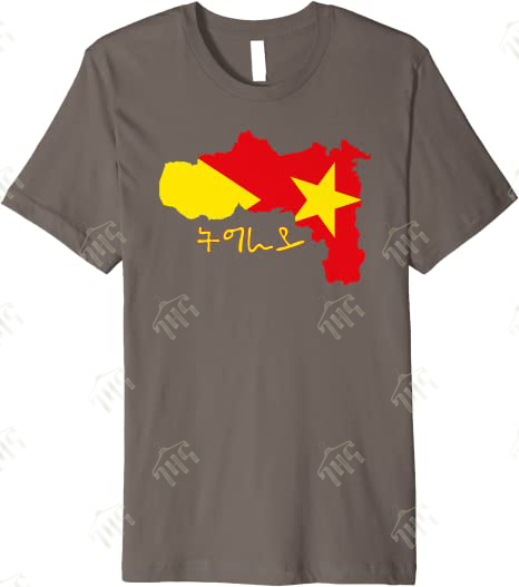 Tigray Map and Flag T-Shirt