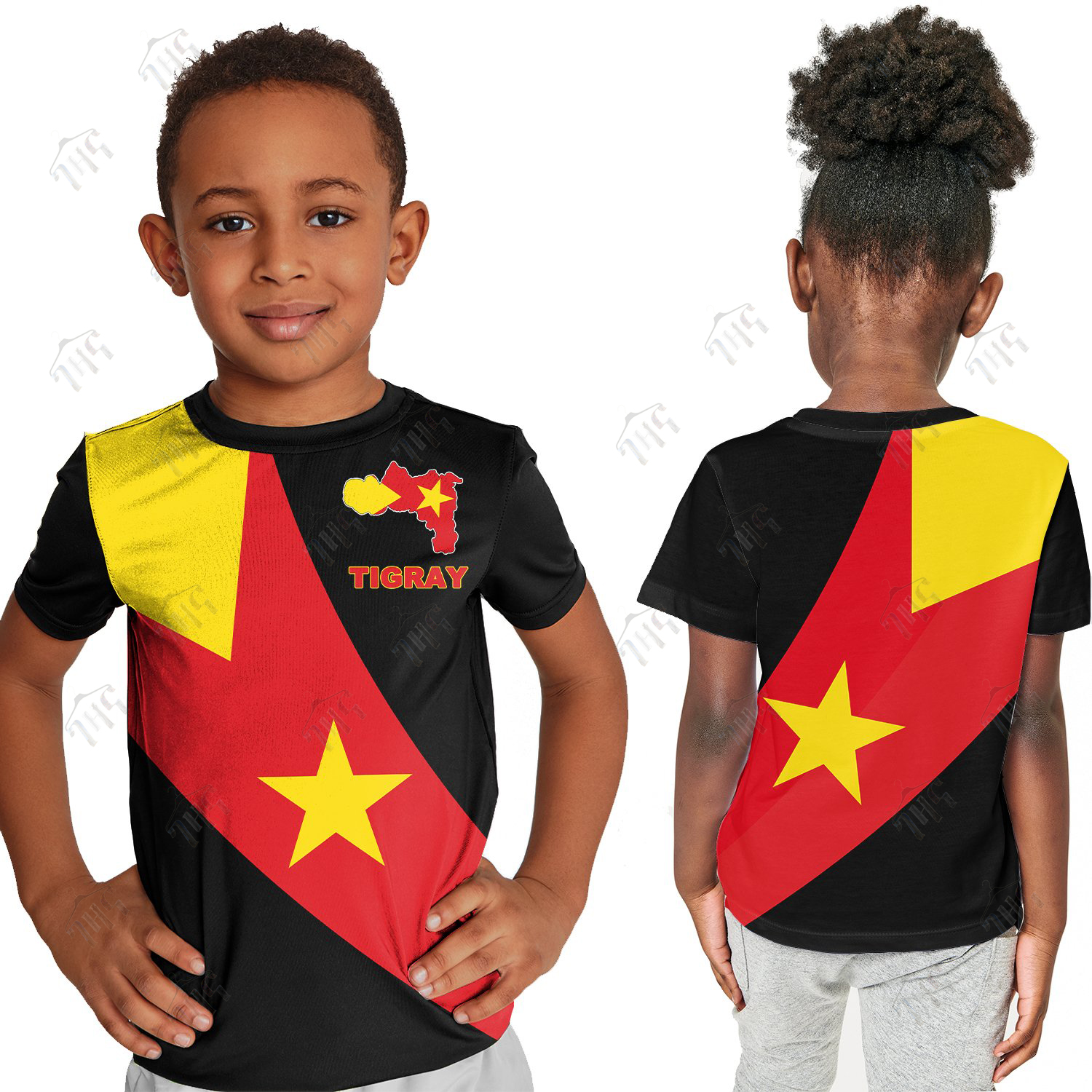 Tigray T-Shirt For Boys | Half Sleeves