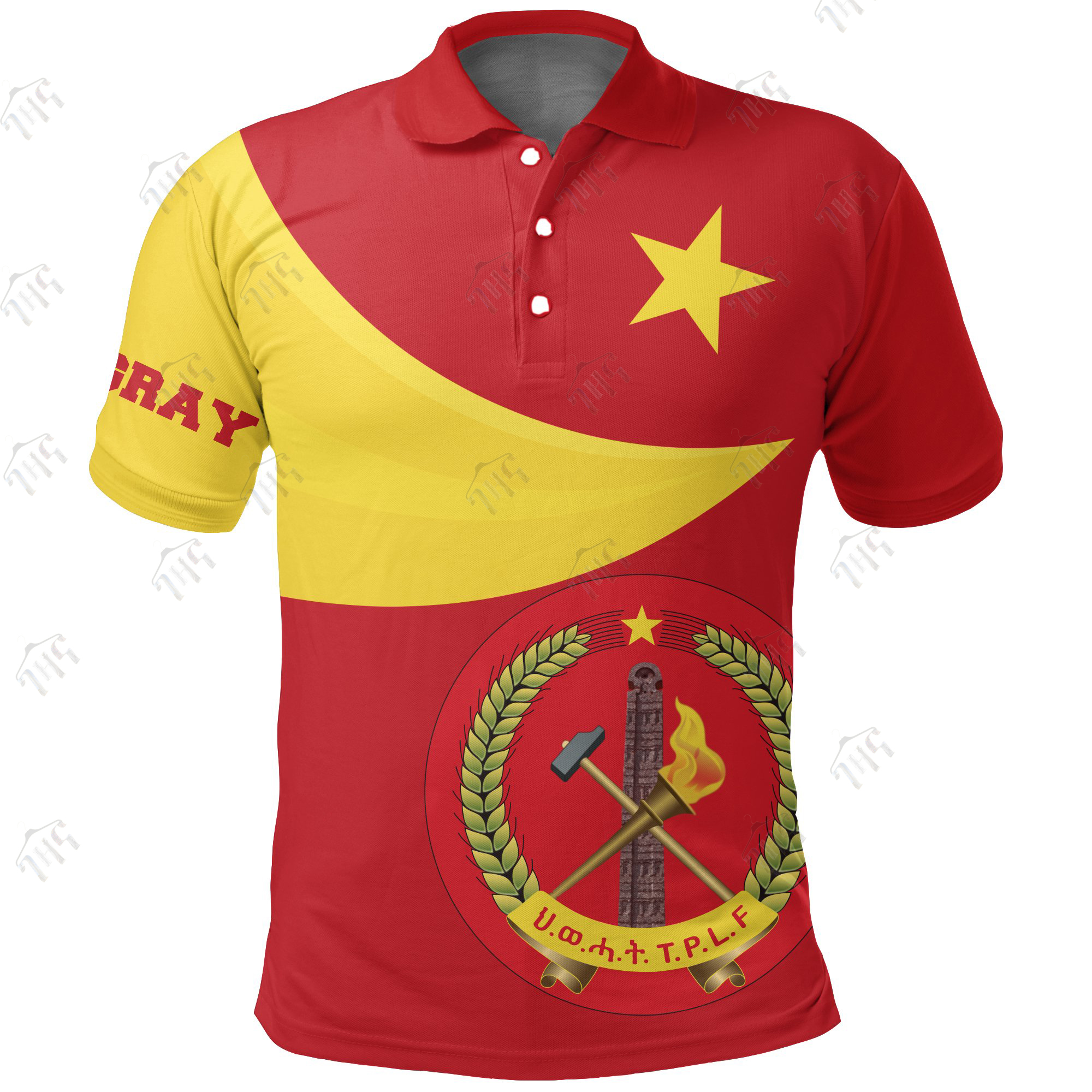 Tigray Polo Star Shirt For Men | Half Sleeves