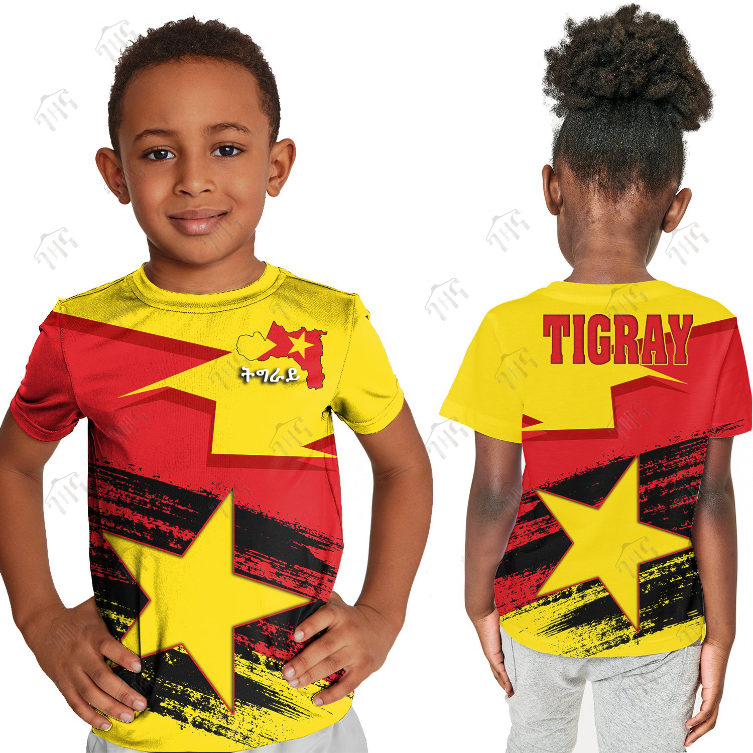 Tigray  T-Shirt For Boys | Half Sleeves