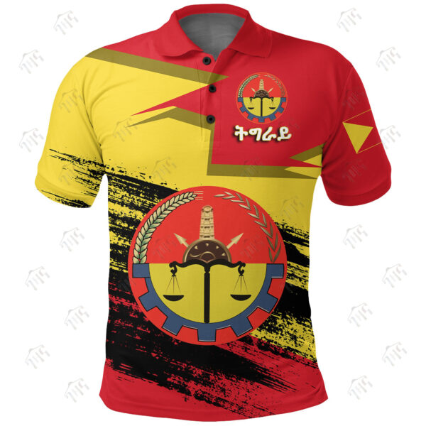 Tigray Polo 3D T-Shirt For Men | Half Sleeves