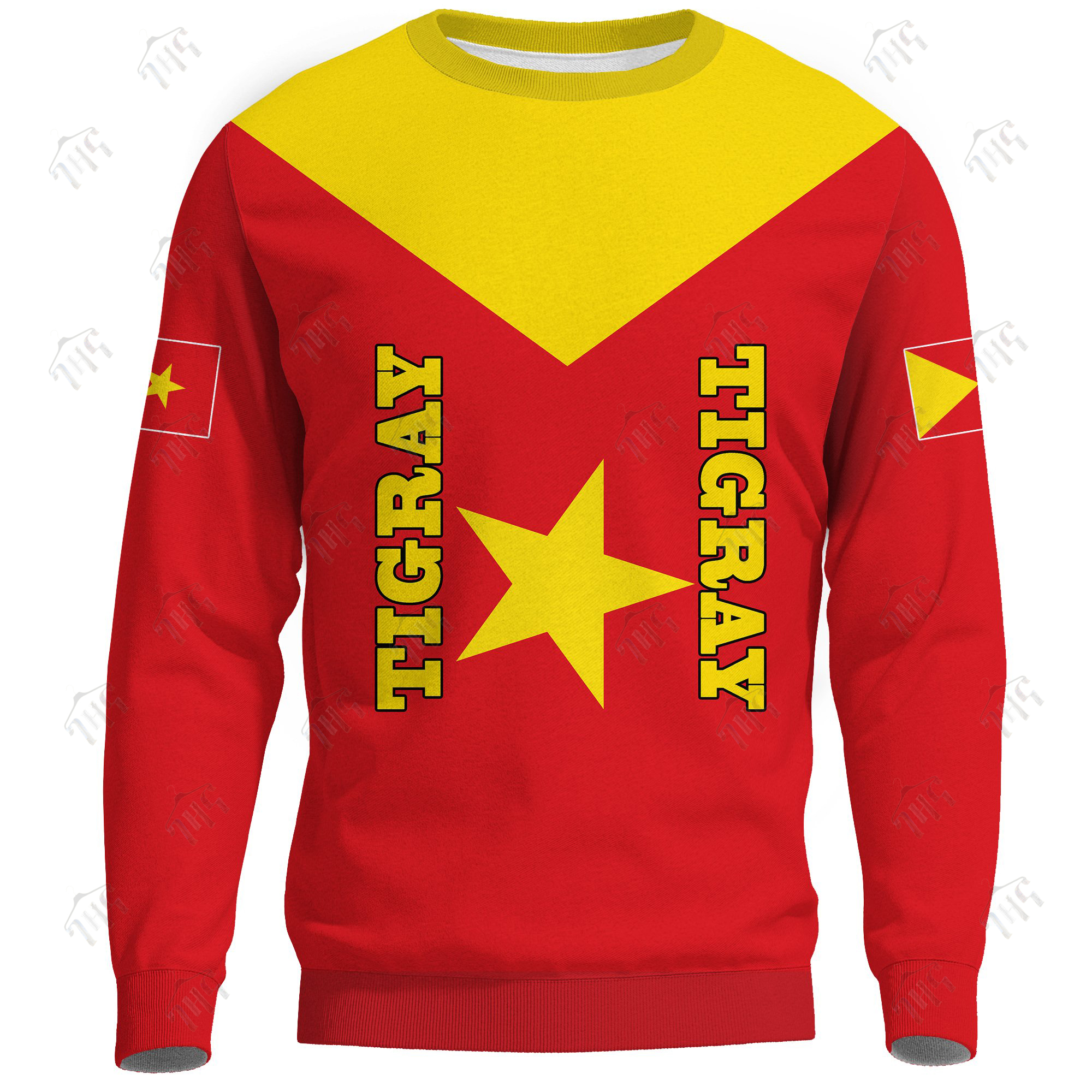 Tigray Star Sweatshirt For Men | Full Sleeves