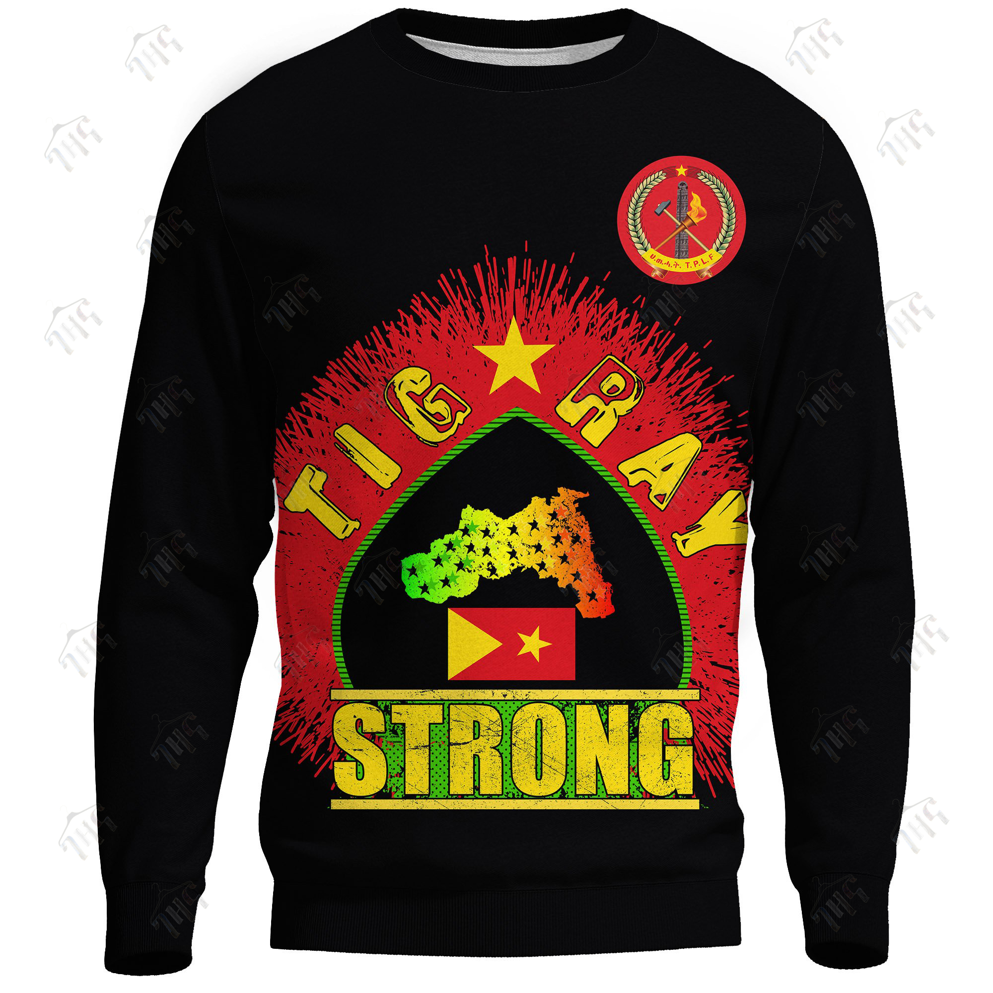 Tigray 3D Sweatshirt For Men | Full Sleeves