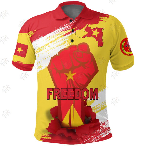 Tigray Polo Freedom T-Shirt For Men | Half Sleeves