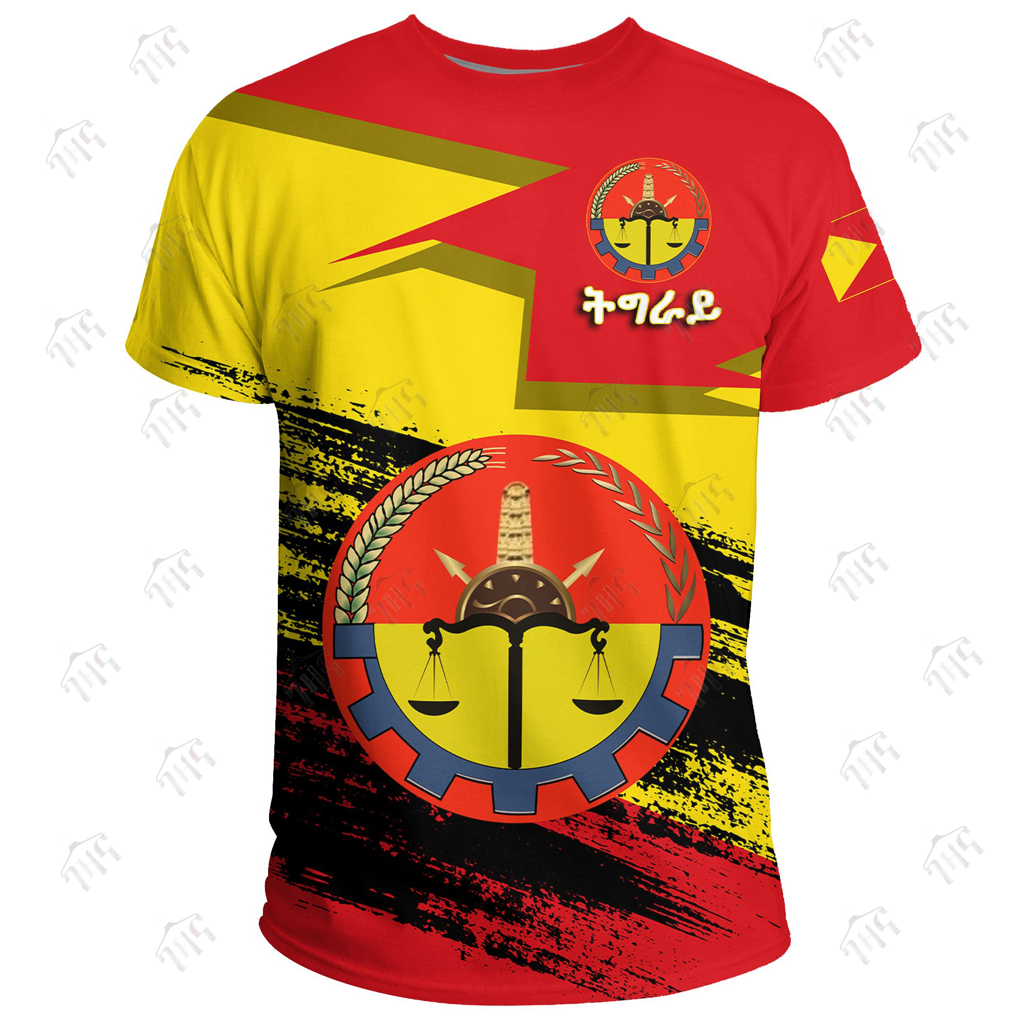 Tigray  3D T-Shirt For Men | Half Sleeves