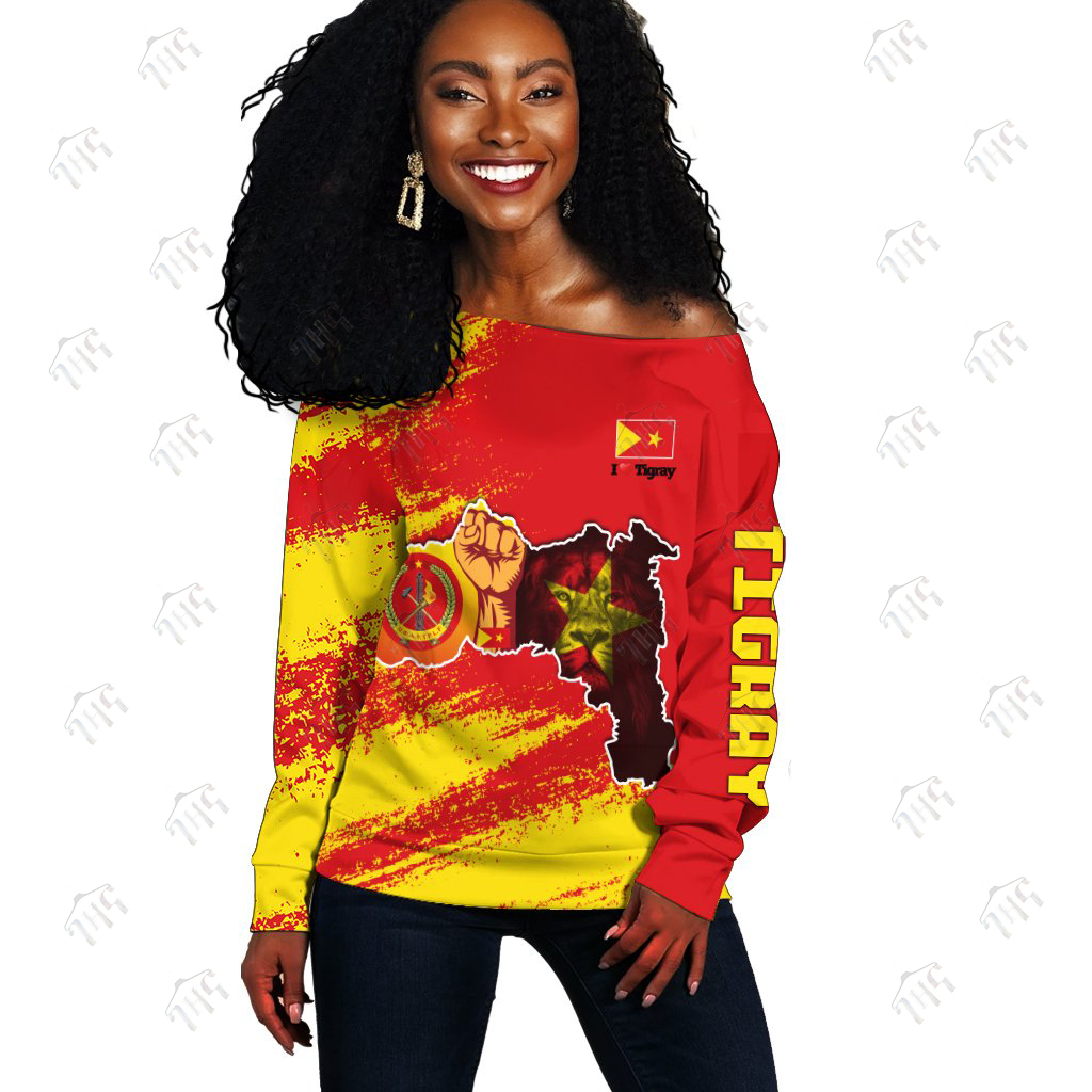 Tigray 3D Map Top  | Full Sleeves