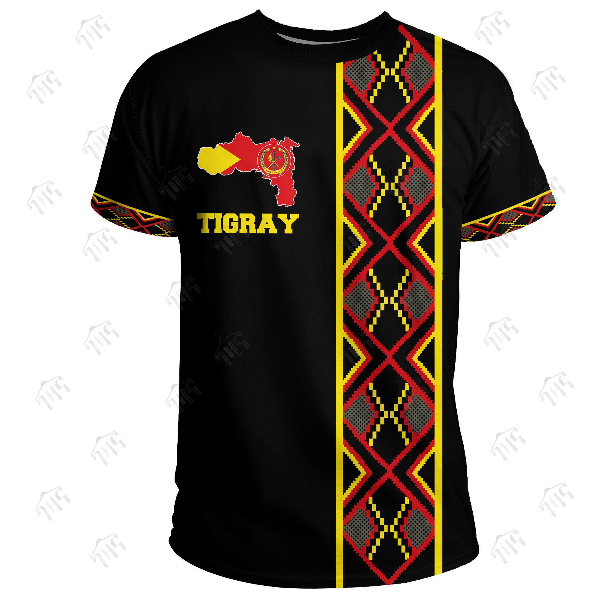 Tigray  T-Shirt For Men | Half Sleeves