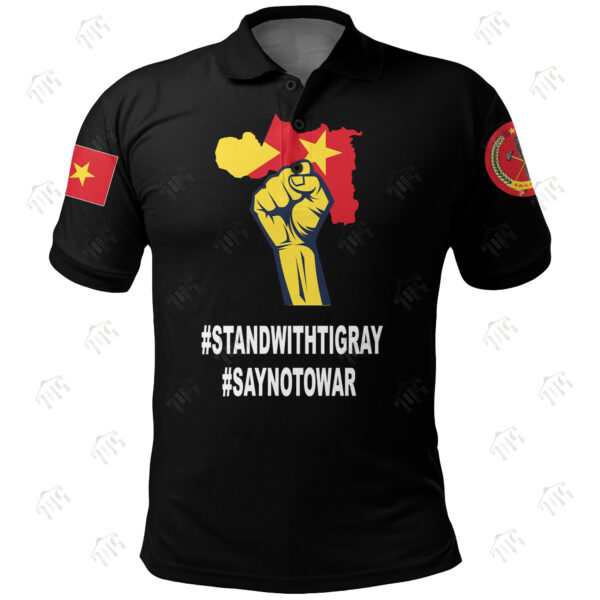 Tigray Polo 3D Star T-Shirt For Men | Full Sleeves