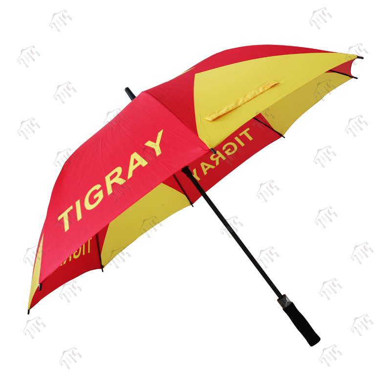 Tigray Map Star Umbrella Red /Yellow