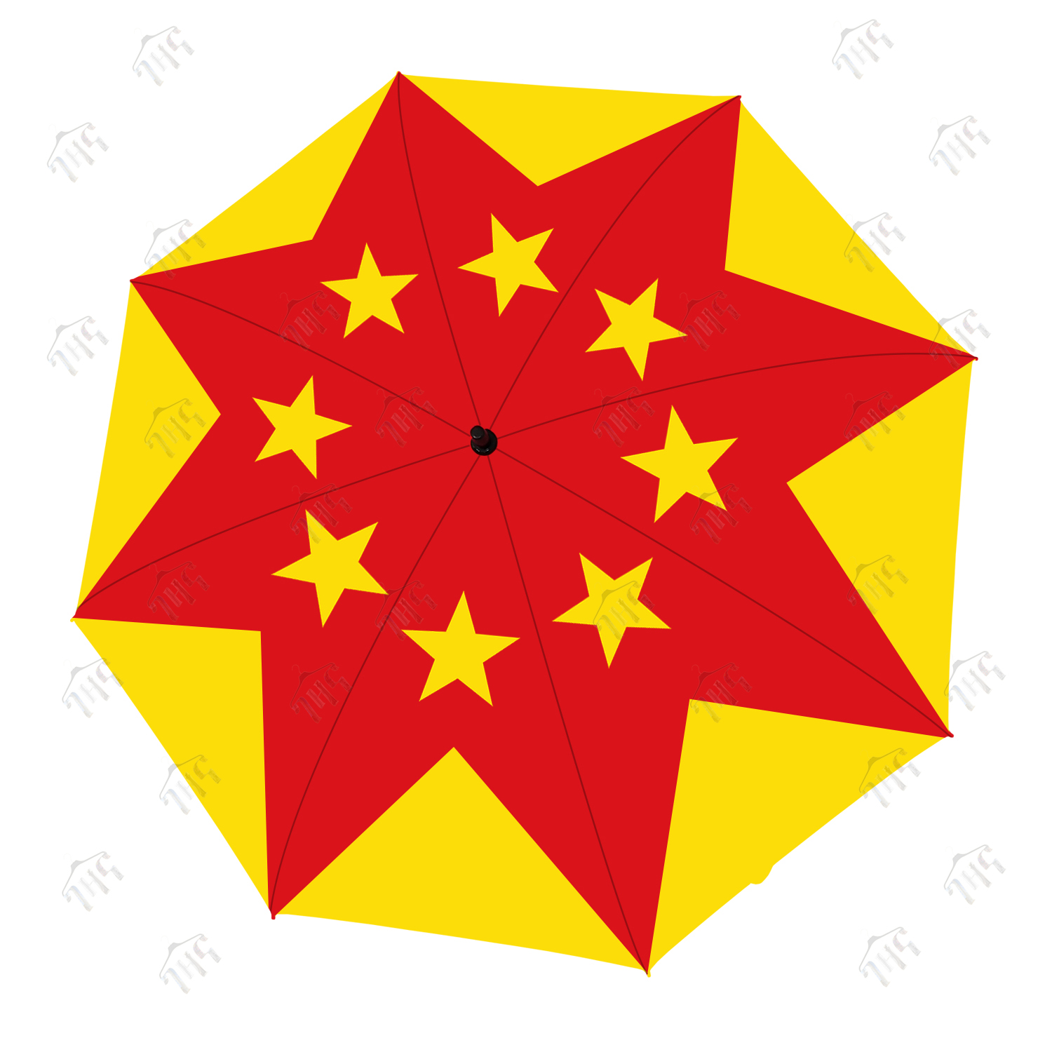 Tigray Star Umbrella White