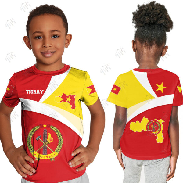 Tigray 3D Star T-Shirt For Boys / Girls | HalfSleeves