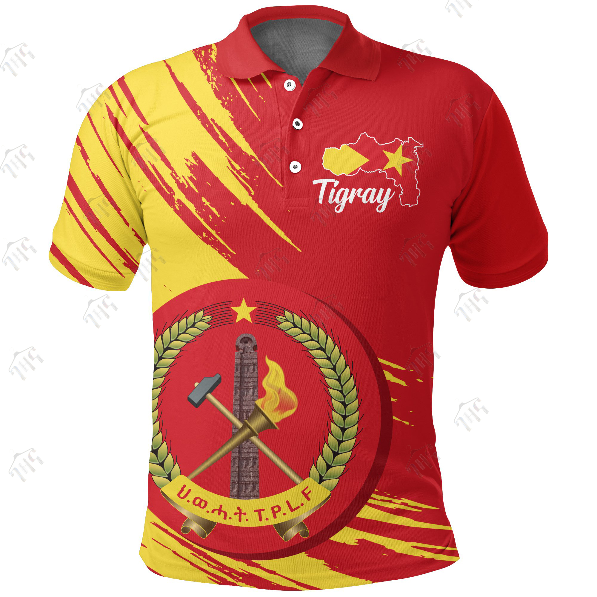 Tigray  Polo T-Shirt For Men | Half Sleeves