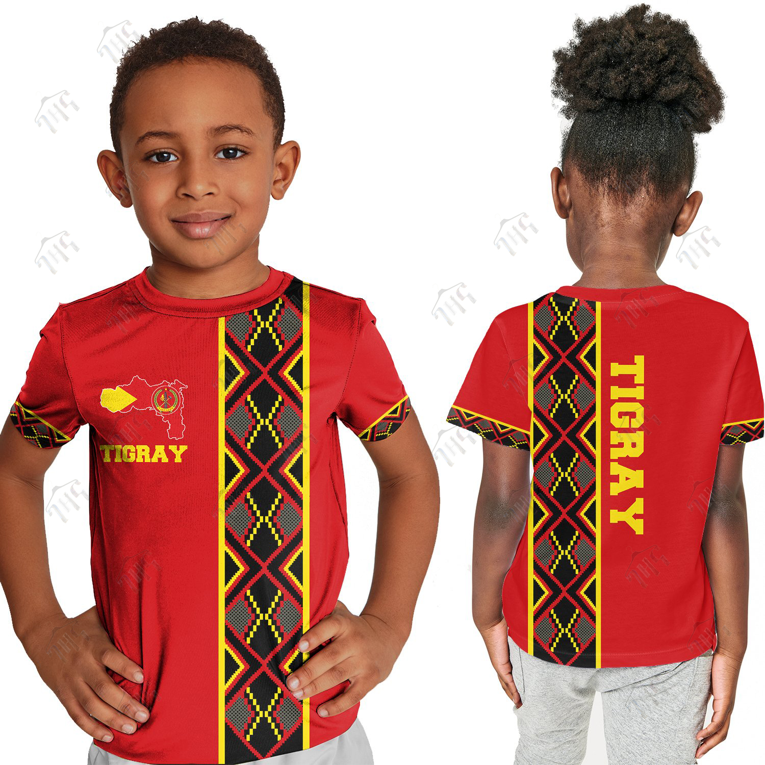 Tigray 3D T-Shirt For Boys  | Half Sleeves