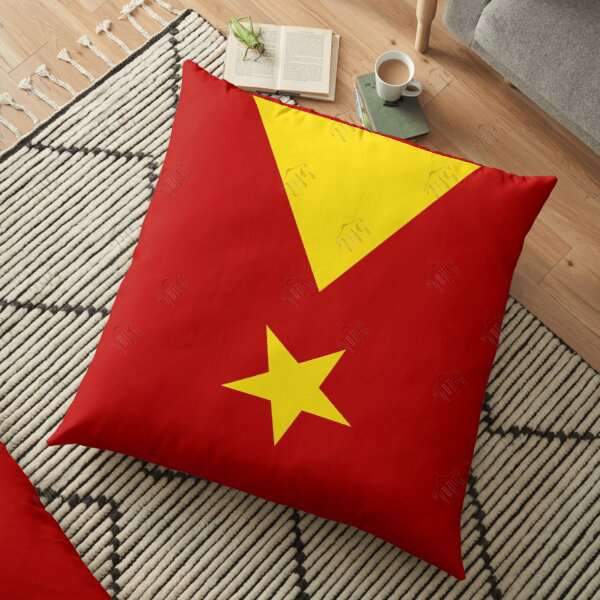 Tigray Star cushion Red